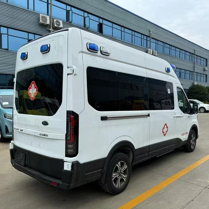 Ford T8 Diesel Ambulance Euro 6 ICU Medical Vehicle factory